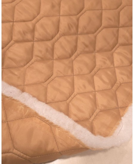 Acolchoado Impermeável camel dupla face