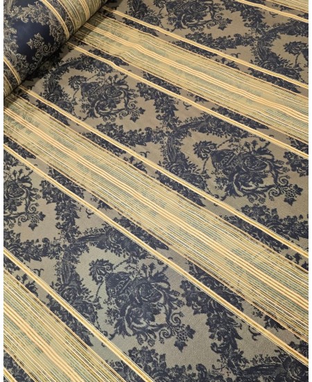 Tecido Jacquard Azul