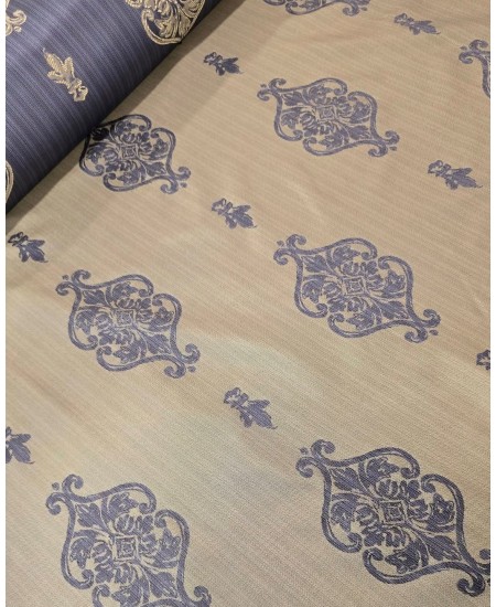 Tecido Jacquard Azul