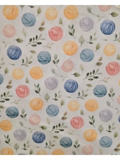 cambraia 100% algodão estampado novelos de lã