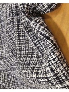 Tweed (Chanel)  Cor Preto/Branco