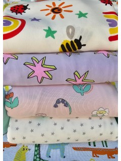 Conjunto 4 Malhas 100% Algodão + OFERTA 2 CONES LINHA