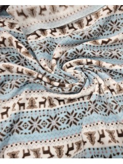 coralina super quente e suave Azul turquesa / castanho coralina super quente e suave Azul turquesa / castanho