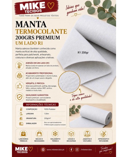Manta Colante R1 - 200Grs