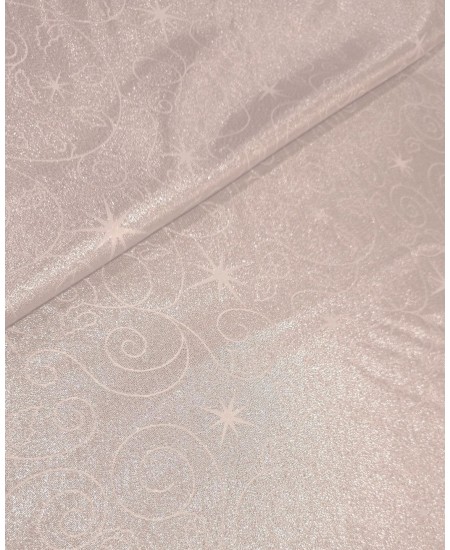 Tecido Dupla Face com Lurex Natal