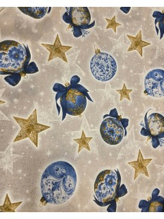 LONETA NATAL Bolas Azuis LONETA NATAL Bolas Azuis