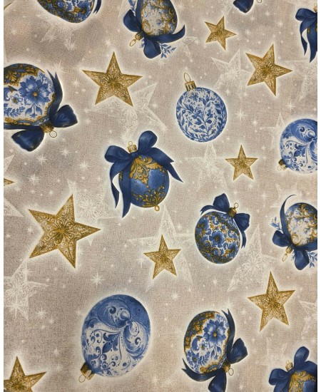 LONETA NATAL Bolas Azuis LONETA NATAL Bolas Azuis