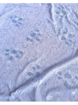 Malha Flamê com Bordado/Lantejoula Cor: Azul Claro
