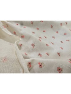 Malha Algodão sem carda Estampado floral