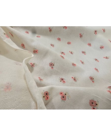 Malha Algodão sem carda Estampado floral