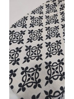 malha Algodão Jacquard dupla face Azul marinho