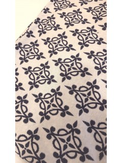 malha Algodão Jacquard dupla face Preto