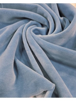 Malha Laminada Azul médio claro