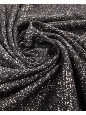  MALHA LUREX BRILHANTE PRETO