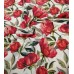 Micado Riscado 100%Polyester Floral - Vermelho