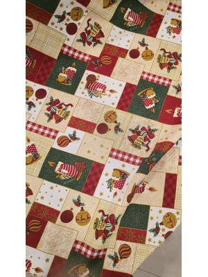 Tecido minimate Estampado Patchwork Natal