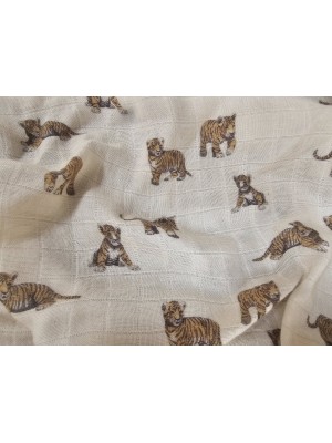 Musseline Algodão estampado