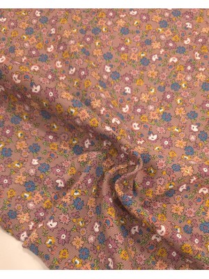 Malha rib Algodão estampado floral Malha rib Algodão estampado floral