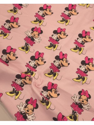 Malha rib Algodão estampado Malha rib Algodão estampado