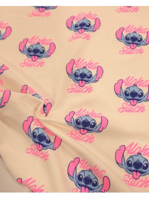 Malha rib Algodão estampado Malha rib Algodão estampado