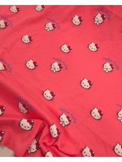 Malha rib Algodão estampado 