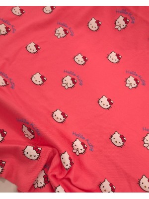 Malha rib Algodão estampado Malha rib Algodão estampado