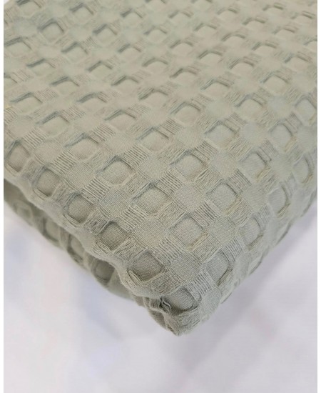 Waffle 100% Algodão Verde Seco