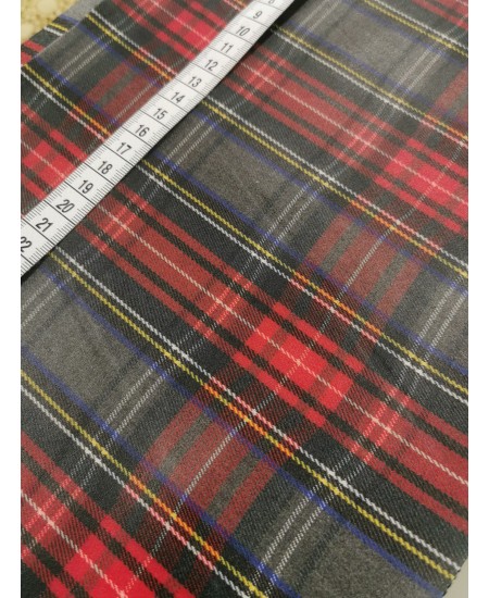 Tartan Cinza Plastificado 