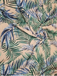 Viscose estampado tropical