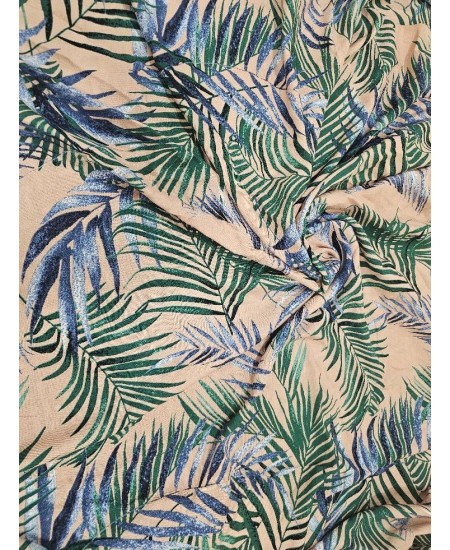 Viscose estampado tropical