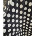 Viscose estampado bolas brancas