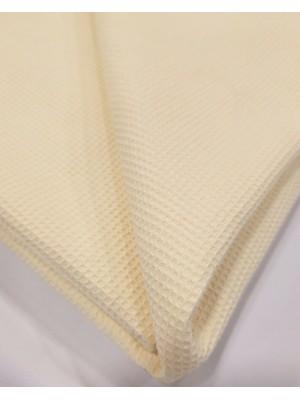 Tecido Waffle 100%Algodão Amarelo Pastel
